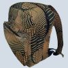 Front view of handmade utility bag from Uganda for modest daily use