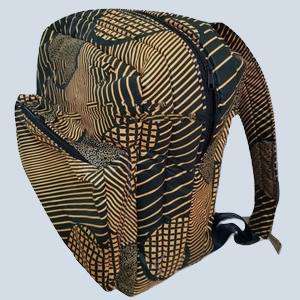 Front view of handmade utility bag from Uganda for modest daily use