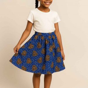 girls kitenge skirt model view 2025