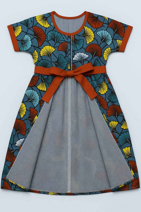Interior view of handmade Kitenge girls’ dress