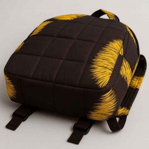 Bottom view of handmade Kitenge kids’ backpack