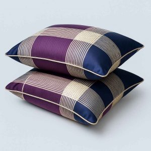 pillow with multicolored stripes model 2025