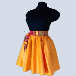 Side tie-skirt for event