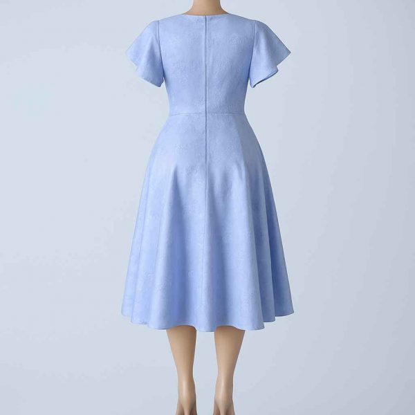 lavender bloom dress mid